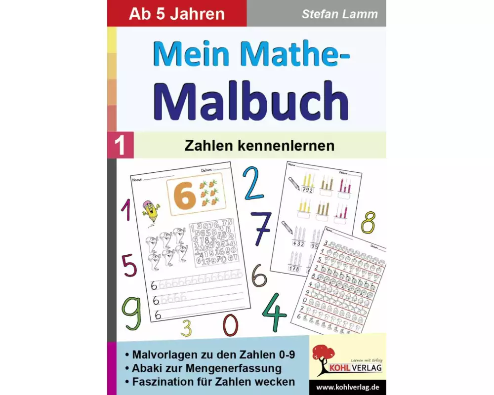 Mein Mathe-Malbuch / Band 1: Zahlen kennenlernen