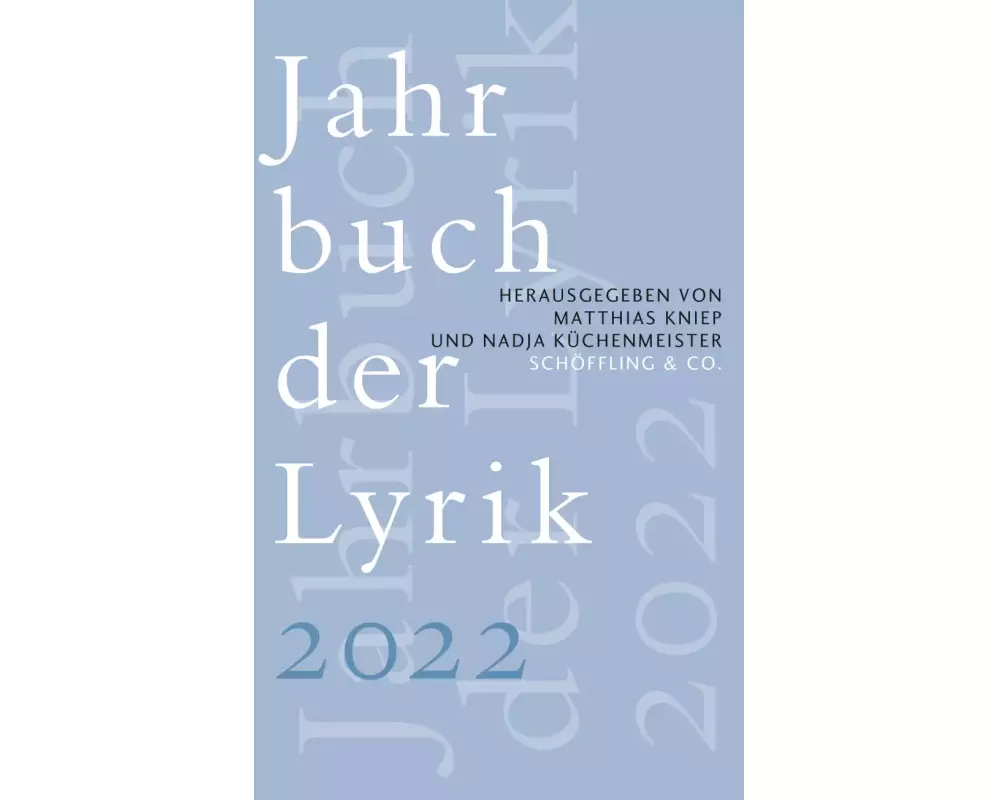 Jahrbuch der Lyrik 2022