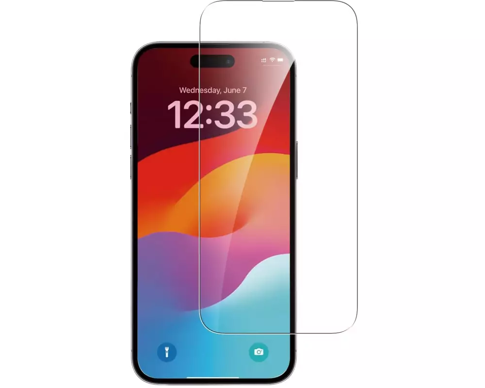 4smarts Displayschutz Second Glass Clear iPhone 15 Plus