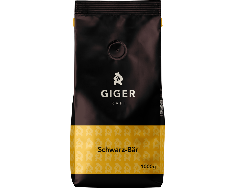 GIGER Schwarz-Bär 1kg 10.01677 Bohnenkaffee