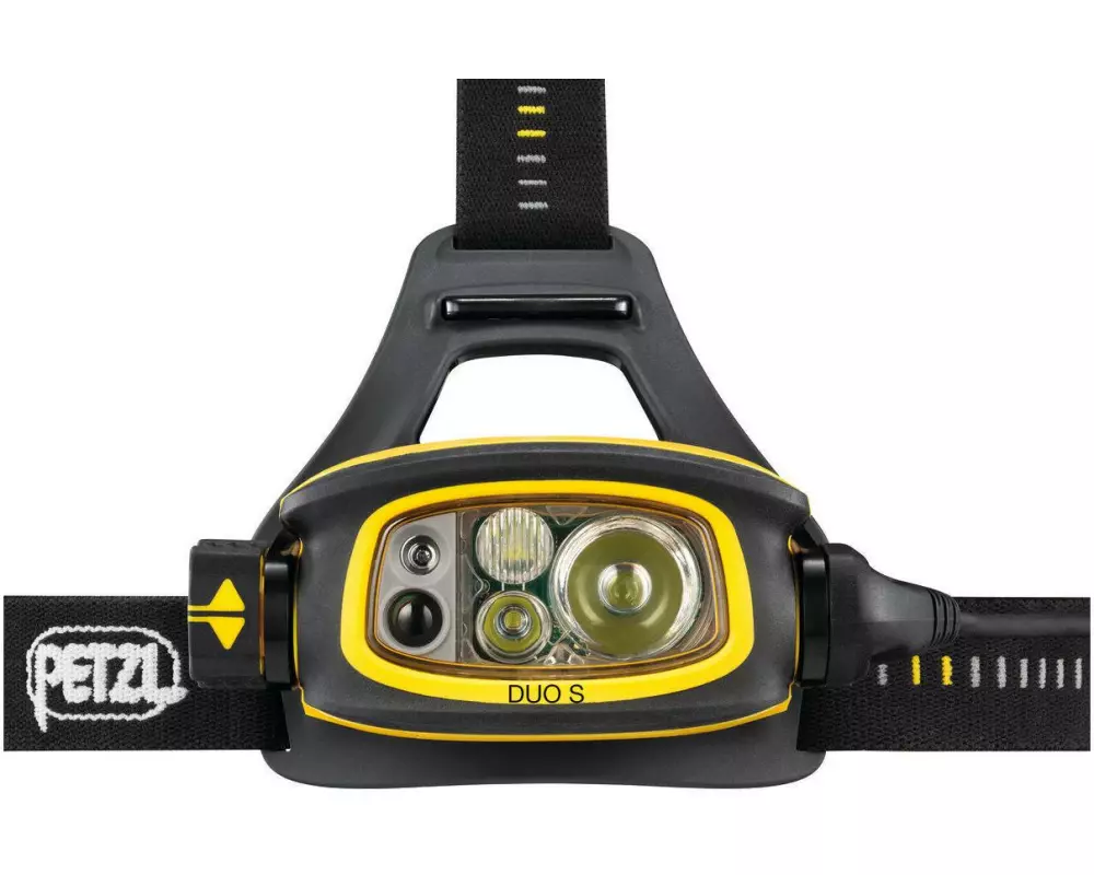 Petzl Stirnlampe LED Stirnlampe Duo S Schwarz/Gelb