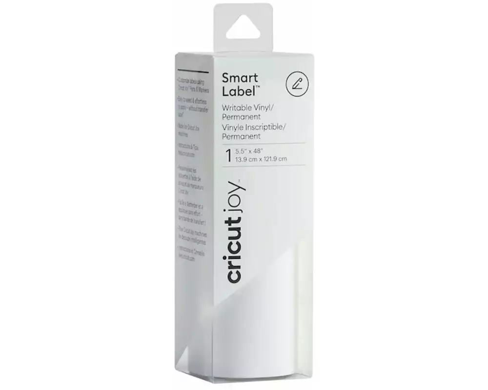 Cricut Vinylfolie Joy Smart Label 13.9 x 121.9 cm Weiss permanent