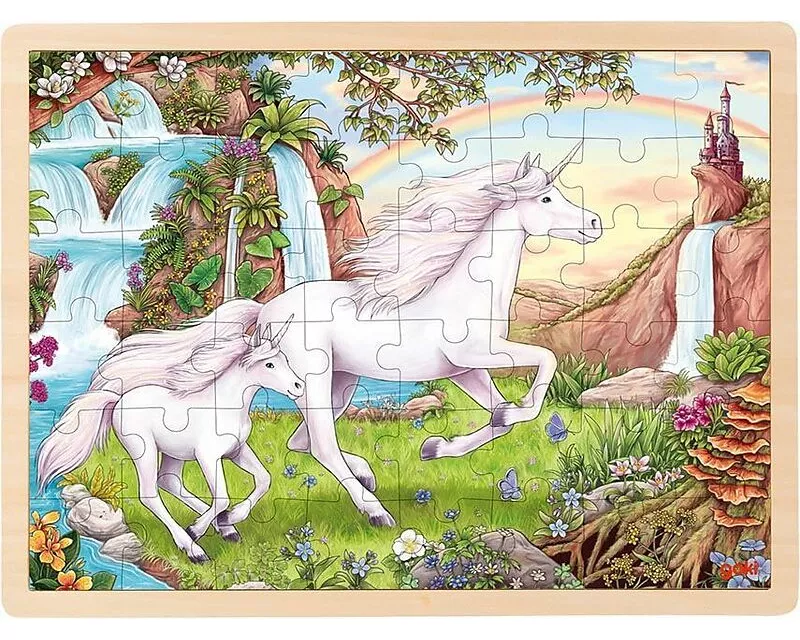 Einlegepuzzle Einhorn