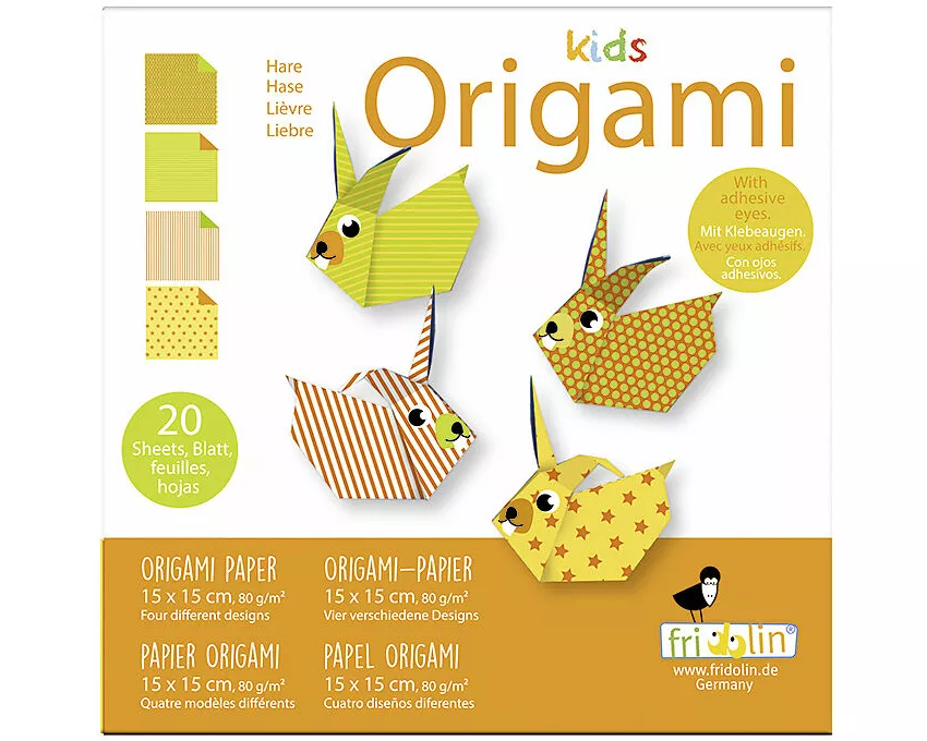 Origamipapier. Kids - Hase