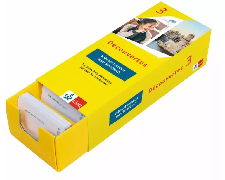 Découvertes 3 (ab 2020) - Vokabel-Lernbox zum Schulbuch 3. Lernjahr