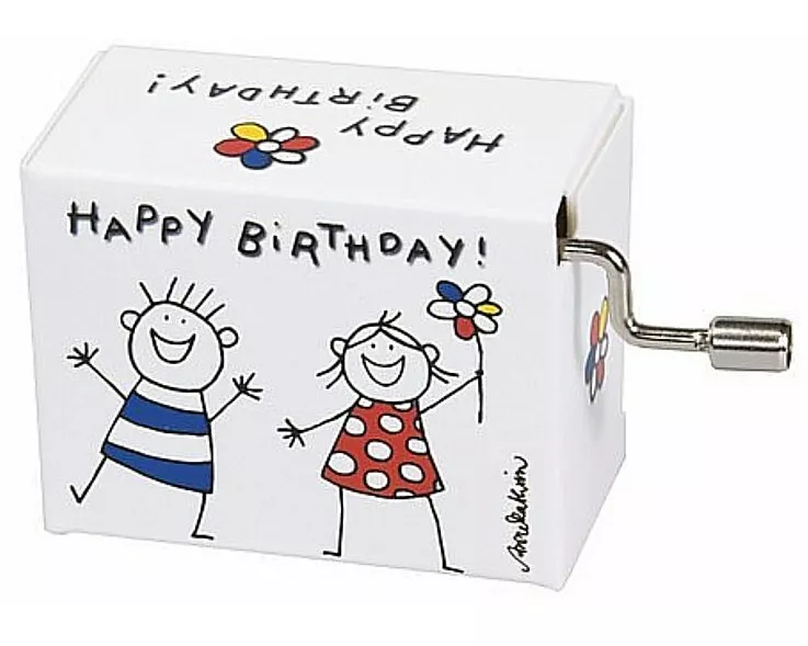 Spieluhr. Art&Music - Happy Birthday Junge & Mädchen