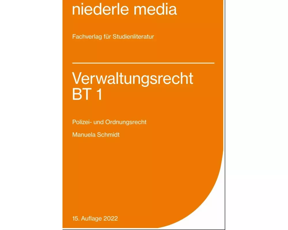 Einführung in das Verwaltungsrecht BT 1