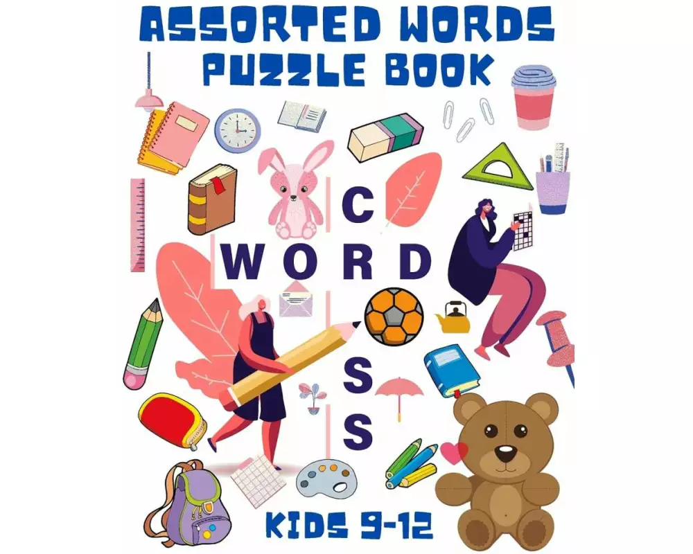 Assorted Words Puzzle Book Kids 9-12