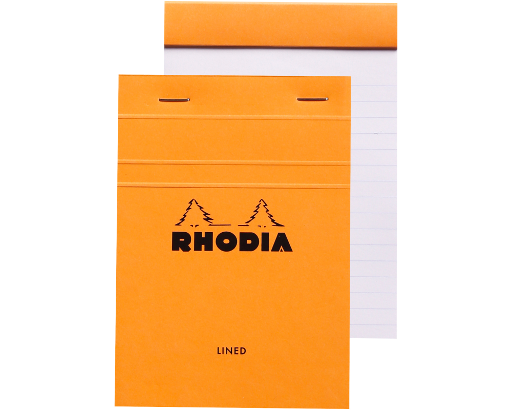 RHODIA Notizblock orange A6 13600C liniert 80 Blatt