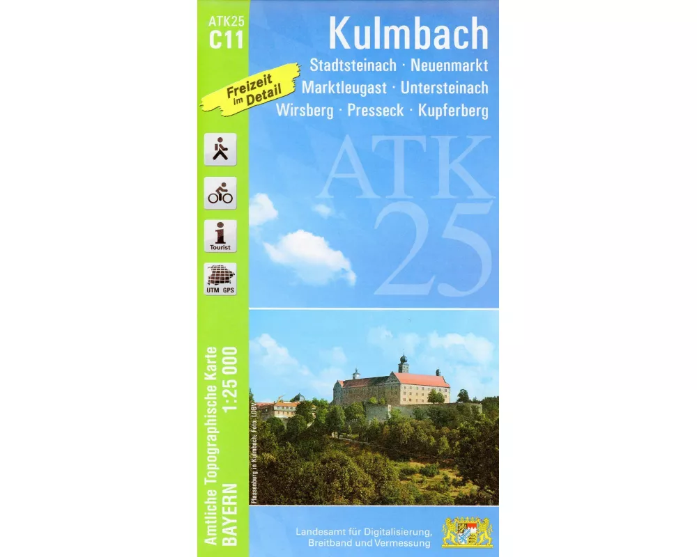 ATK25-C11 Kulmbach (Amtliche Topographische Karte 1:25000)