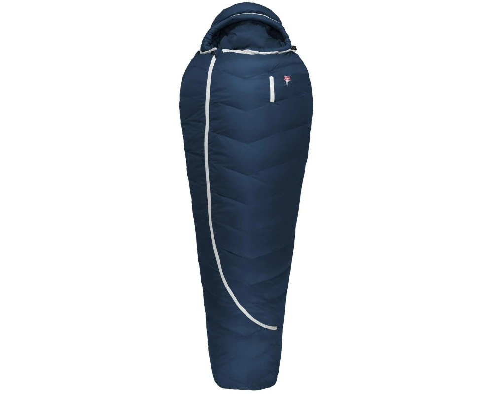Grüezi Bag Schlafsack DownWool Summer Light 2.0 2 °C 200 cm, Blau