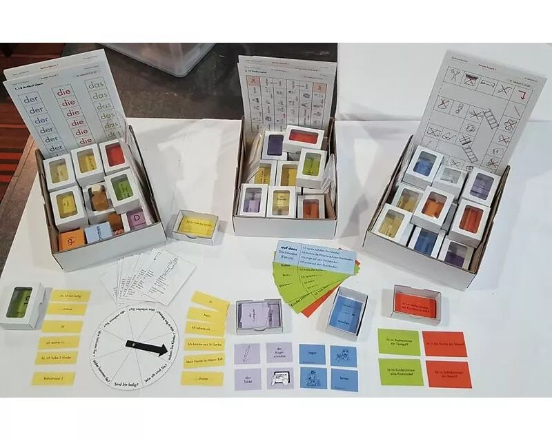 Domino Deutsch 2 NEU ꟾ Spiele und Kärtchen - fixfertig ꟾ Kap. 10-12