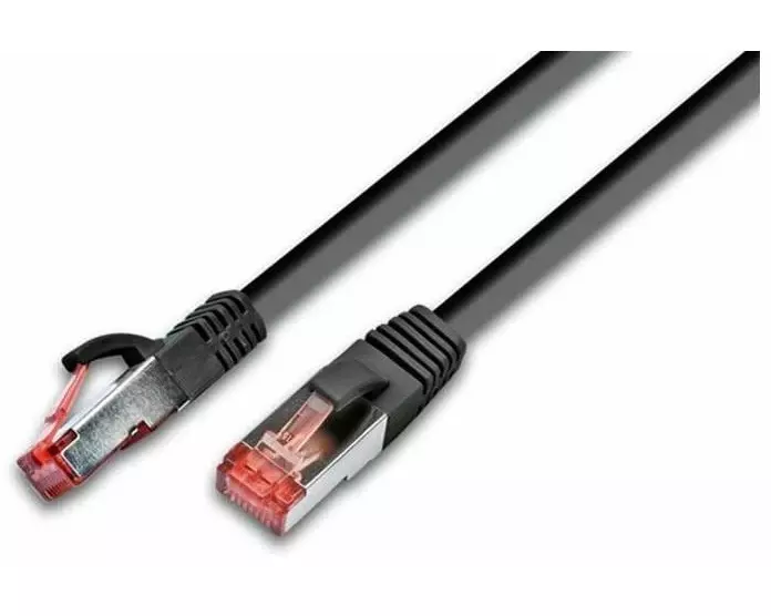 Wirewin Patchkabel RJ-45 - RJ-45, Cat 6, S/FTP, 10 m, Schwarz