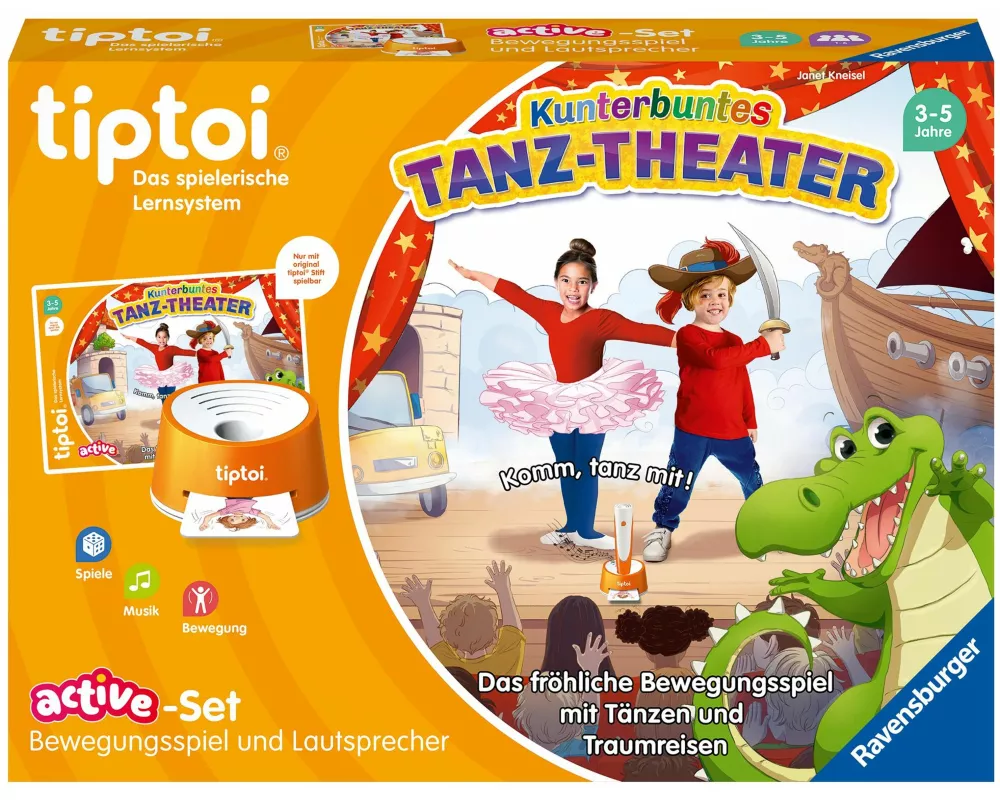 tiptoi ACTIVE Set Kunterbuntes Tanz-Theater - ab 3 Jahre
