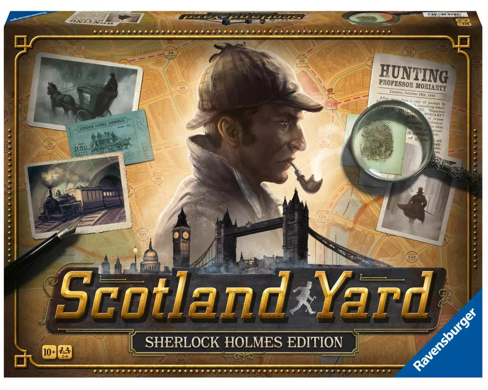 Ravensburger 27344 Scotland Yard: Sherlock Holmes Edition - Das kultige Detektivspiel für 2-6 Spieler ab 10 Jahren
