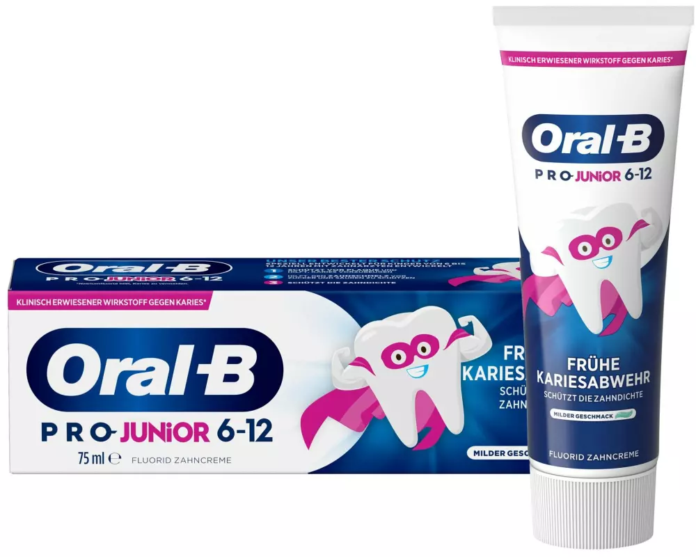 Oral-B Zahncreme Pro Junior 6-12 Jahre, 75 ml