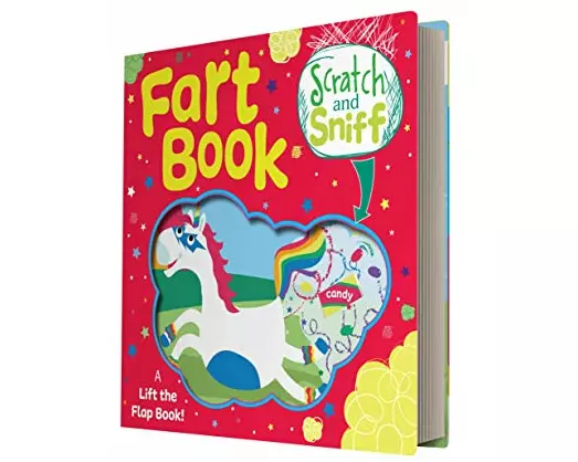 Scratch and Sniff Fart book Unicorn