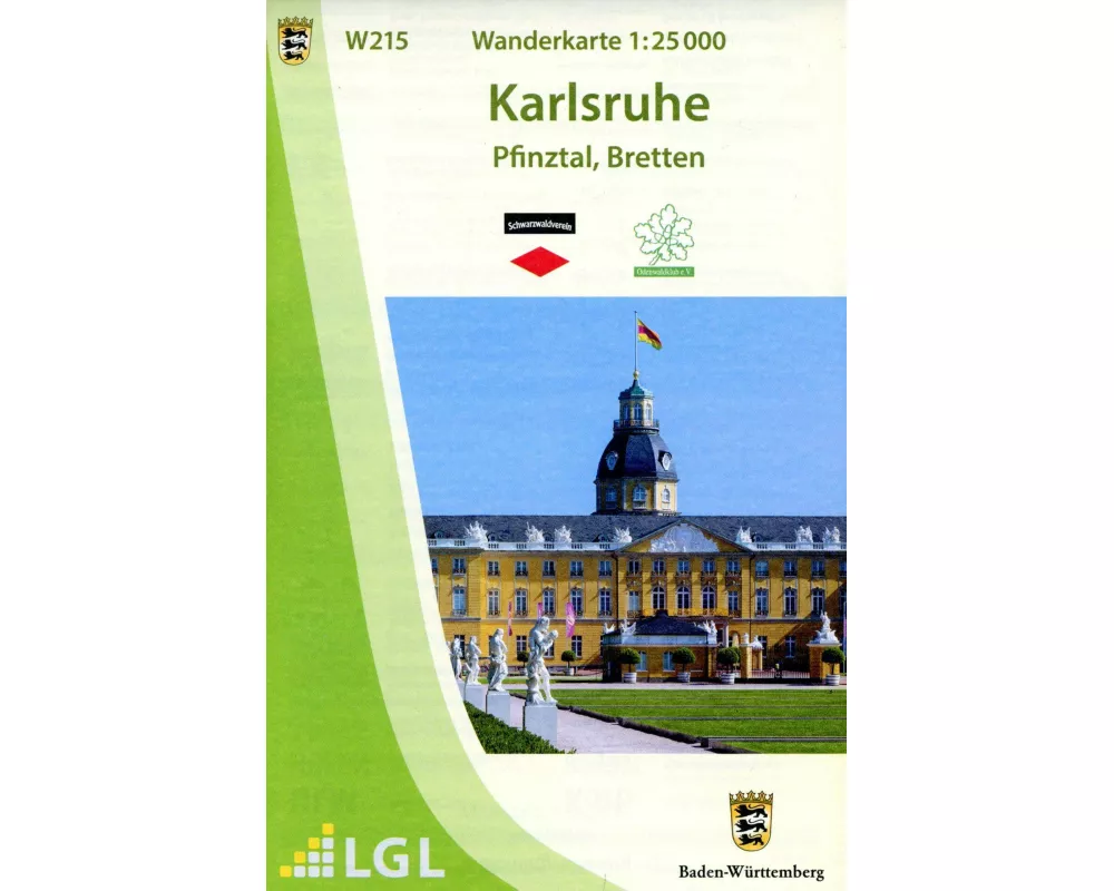 W215 Wanderkarte 1:25 000 Karlsruhe
