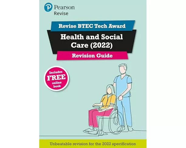 Pearson REVISE BTEC 2022 Tech Award Health and Social Care Revision Guide inc online edition - for 2026, 2027 exams