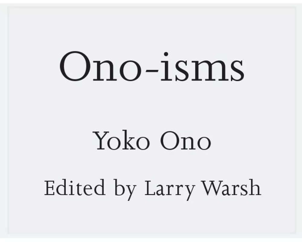 Ono-isms