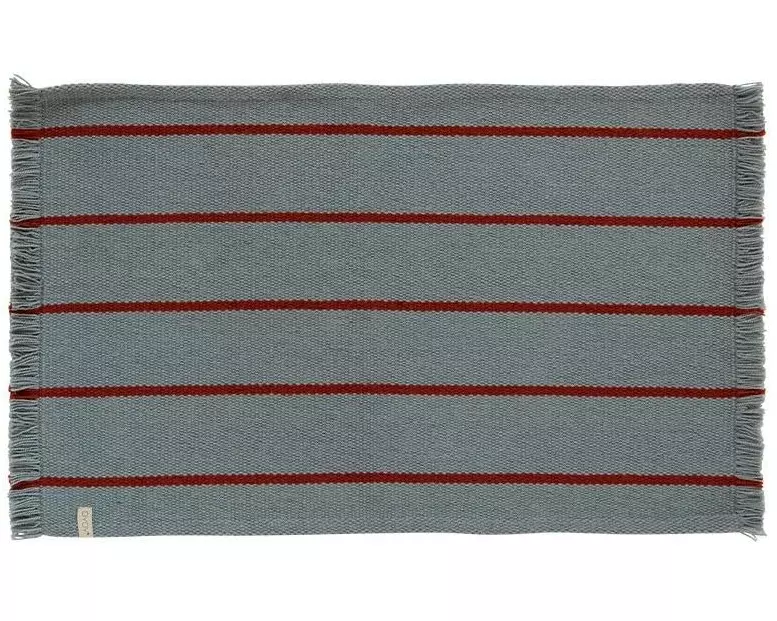 OYOY Badteppich Lina 100 x 60 cm, Dusty blau