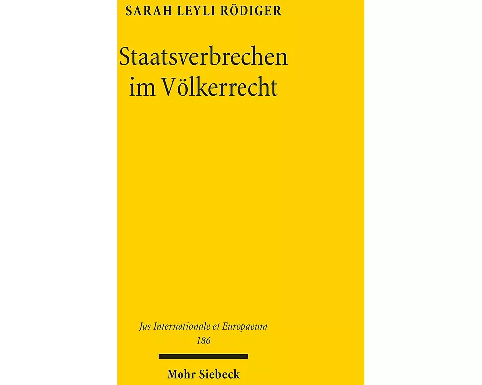Staatsverbrechen im Völkerrecht