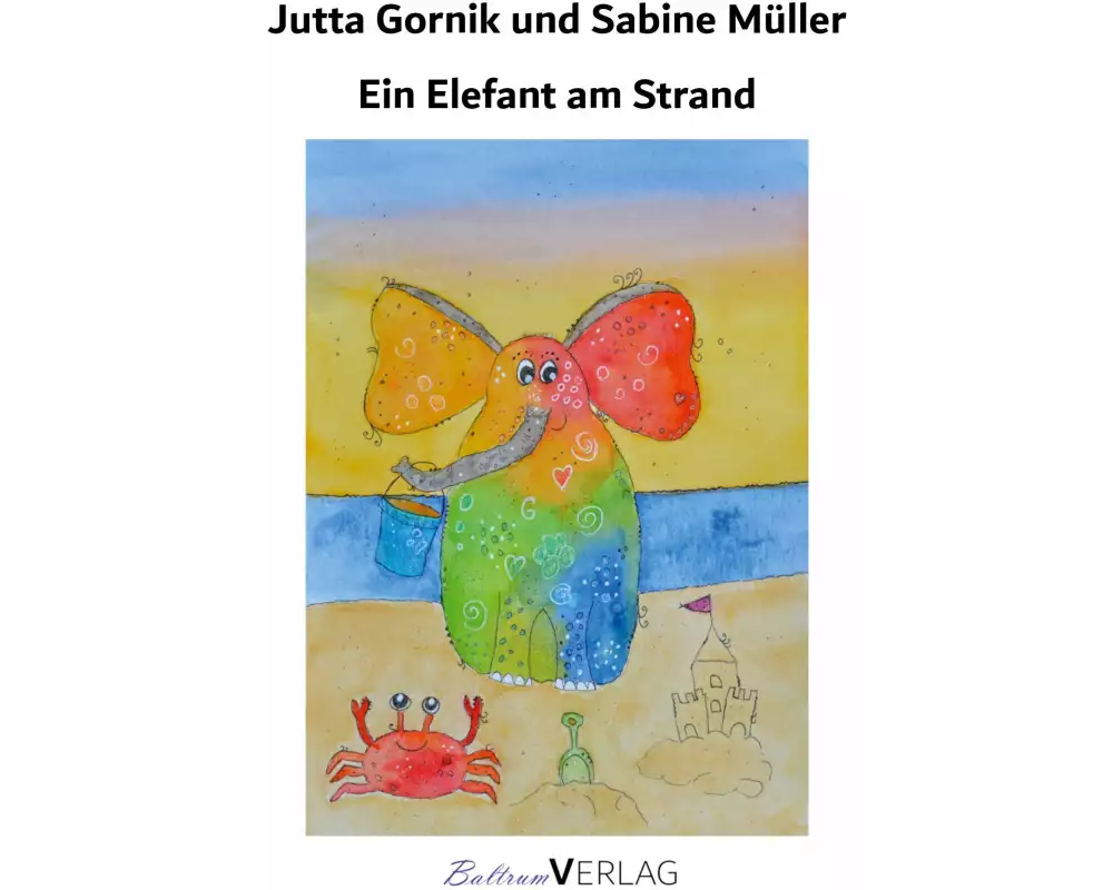Ein Elefant am Strand