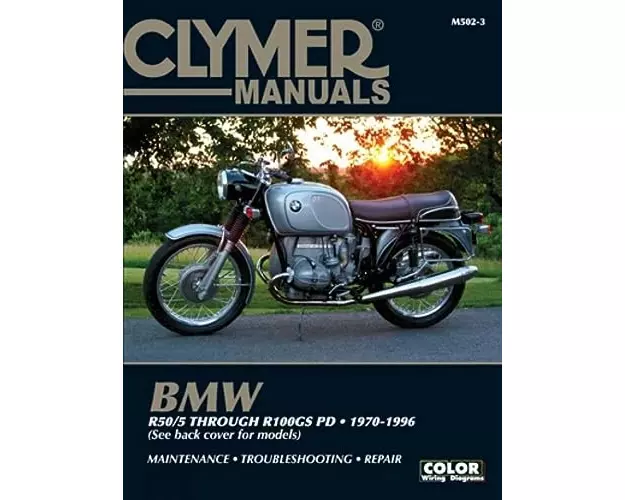 BMW Airhead R50/5 through R100GS PD (1970-1996) Service Repair Manual