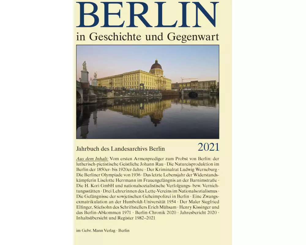 Berlin in Geschichte und Gegenwart