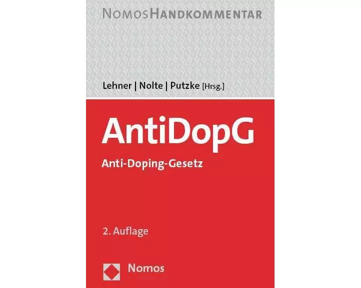 Anti-Doping-Gesetz: AntiDopG