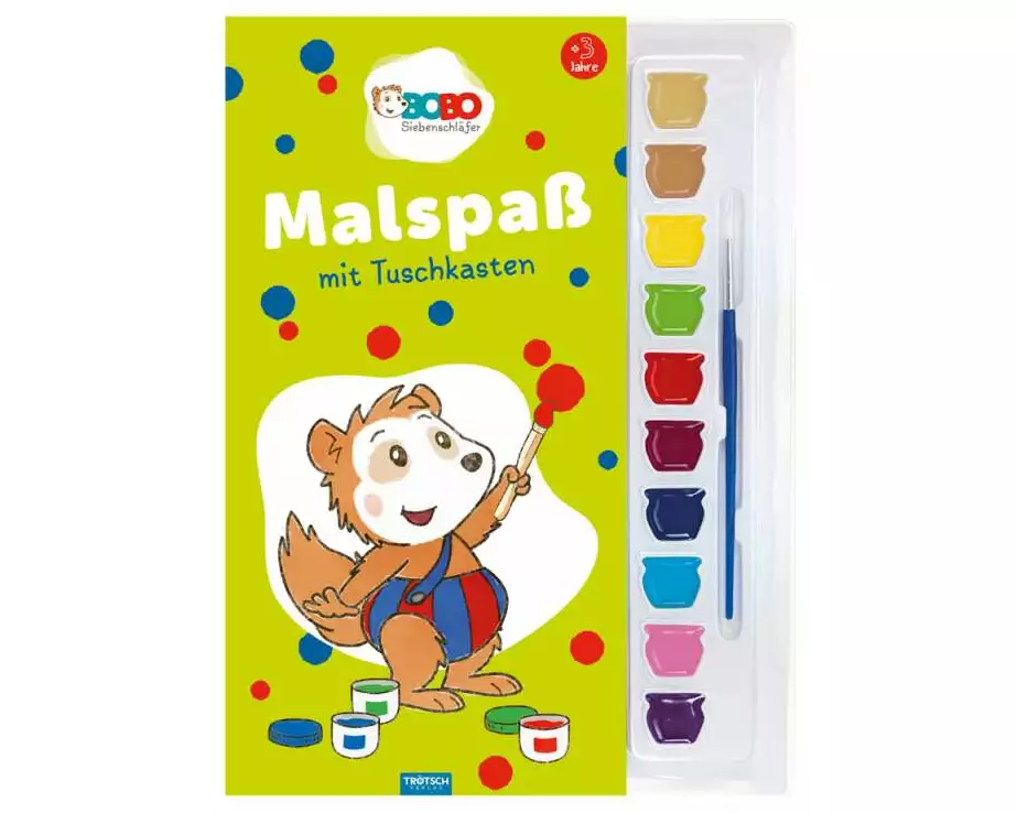 Trötsch Bobo Siebenschläfer Malspaß mit Tuschkasten
