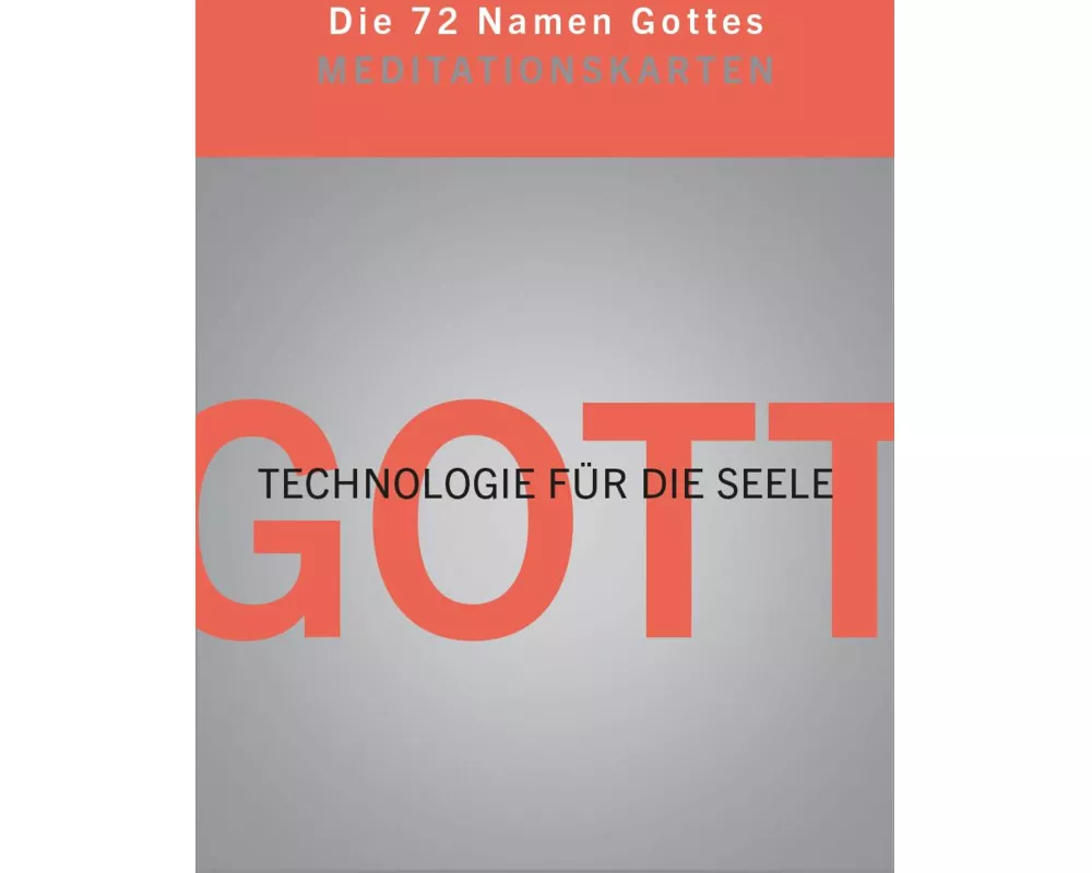 Die 72 Namen Gottes. 72 Meditationskarten