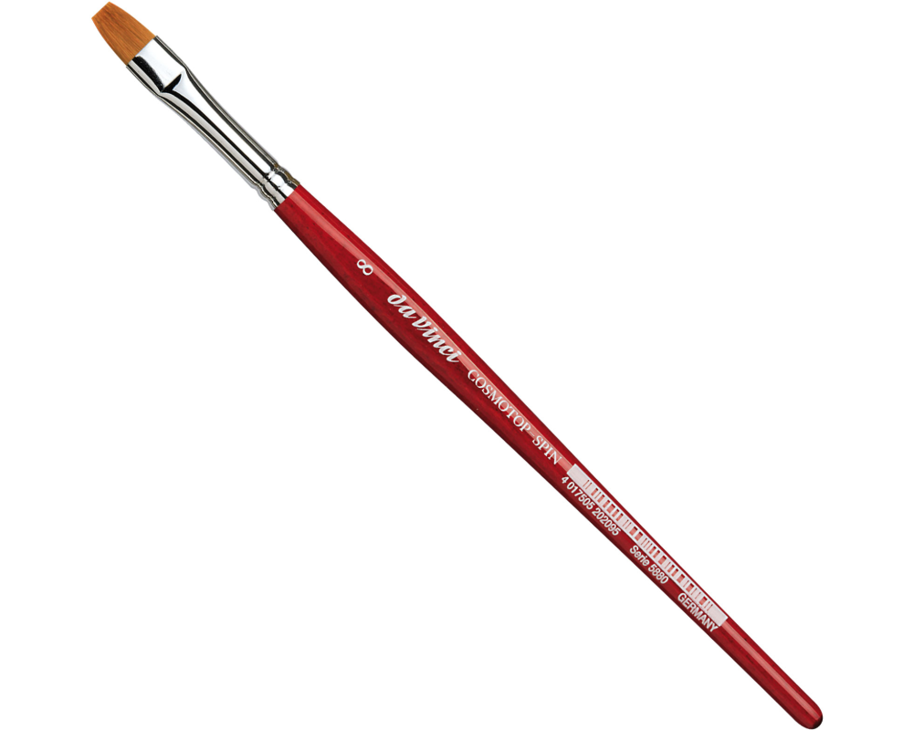 DA VINCI Flachpinsel Cosmotop Spin VA-5880_8 Grösse 8, Synthetik