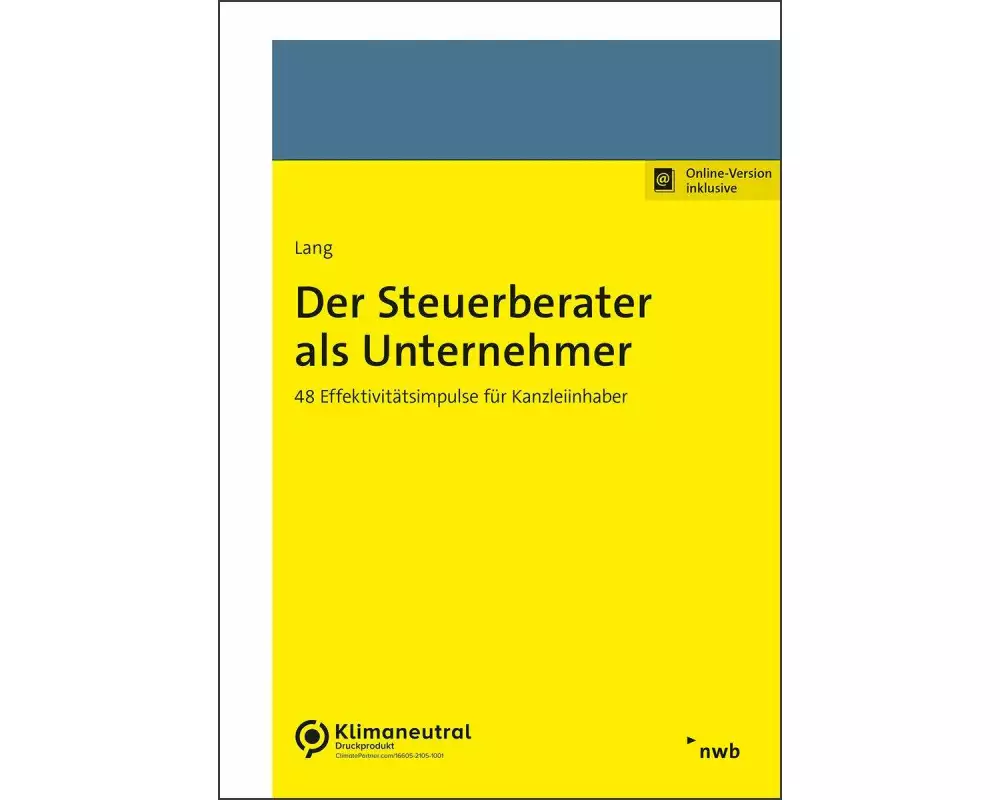 Der Steuerberater als Unternehmer