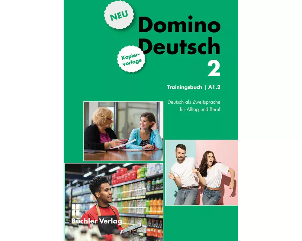 Domino Deutsch 2 NEU ꟾ Trainingsbuch Kopiervorlage A1.2