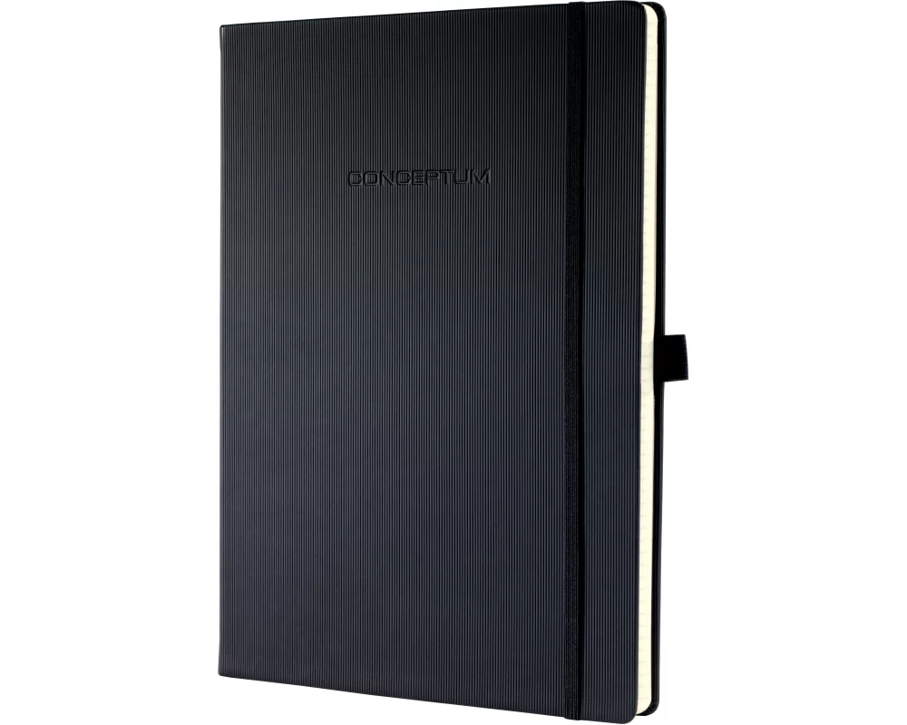 CONCEPTUM Notizbuch A4 CO108 black, Dot-Lineatur, 194 S.
