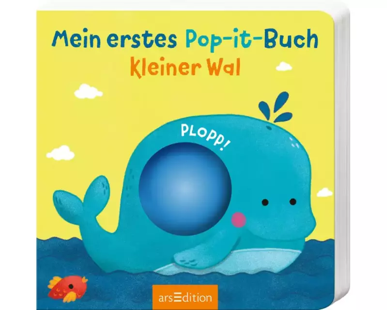 Mein erstes Pop-it-Buch – Kleiner Wal