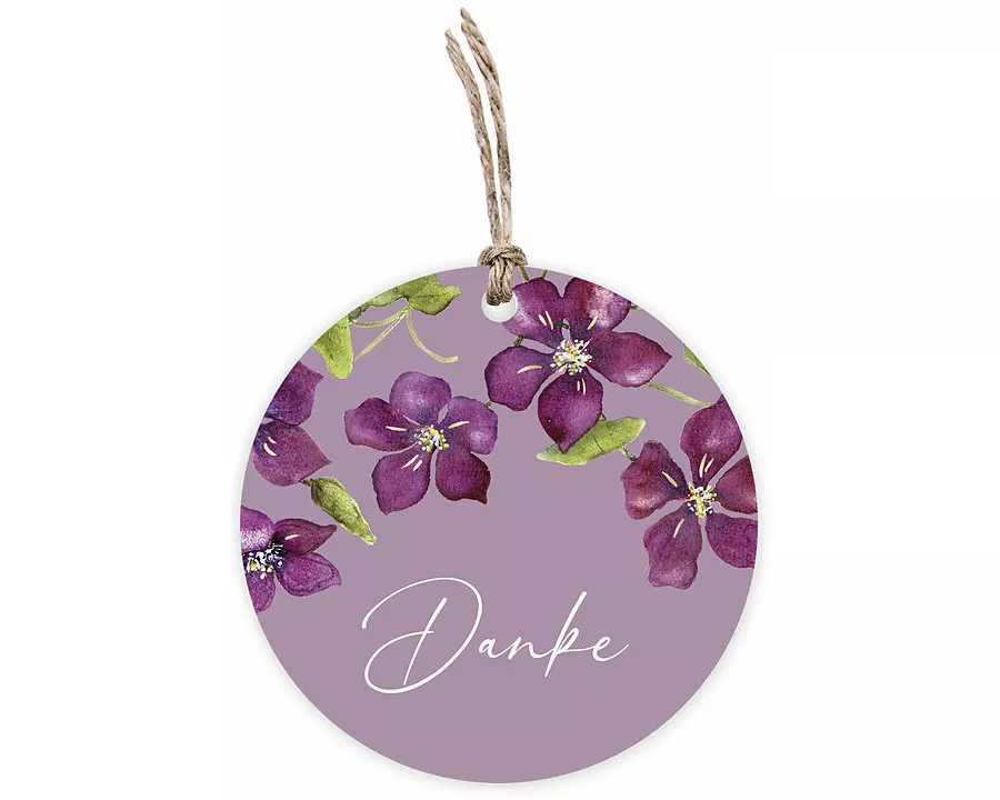 Geschenkanhänger. Danke