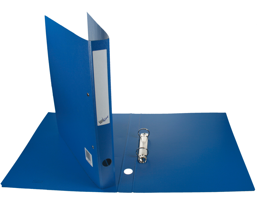 BÜROLINE Ringbuch 3cm 680002 blau 2-Ring A4