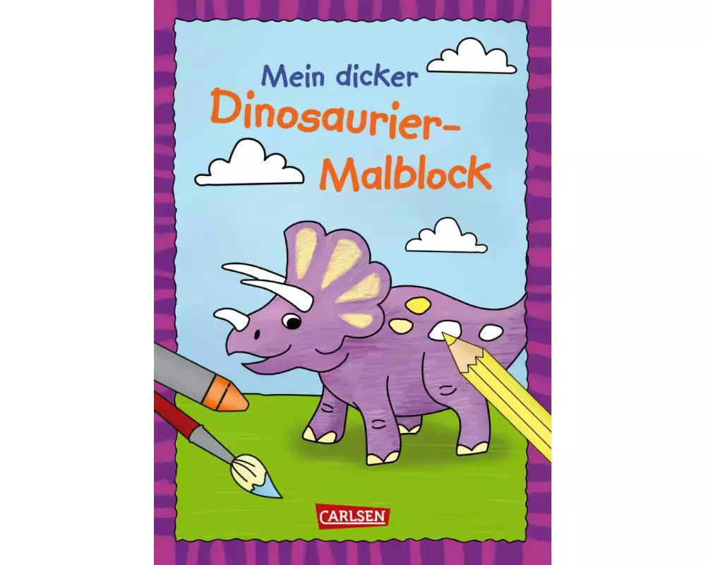 Mein dicker Dinosaurier-Malblock