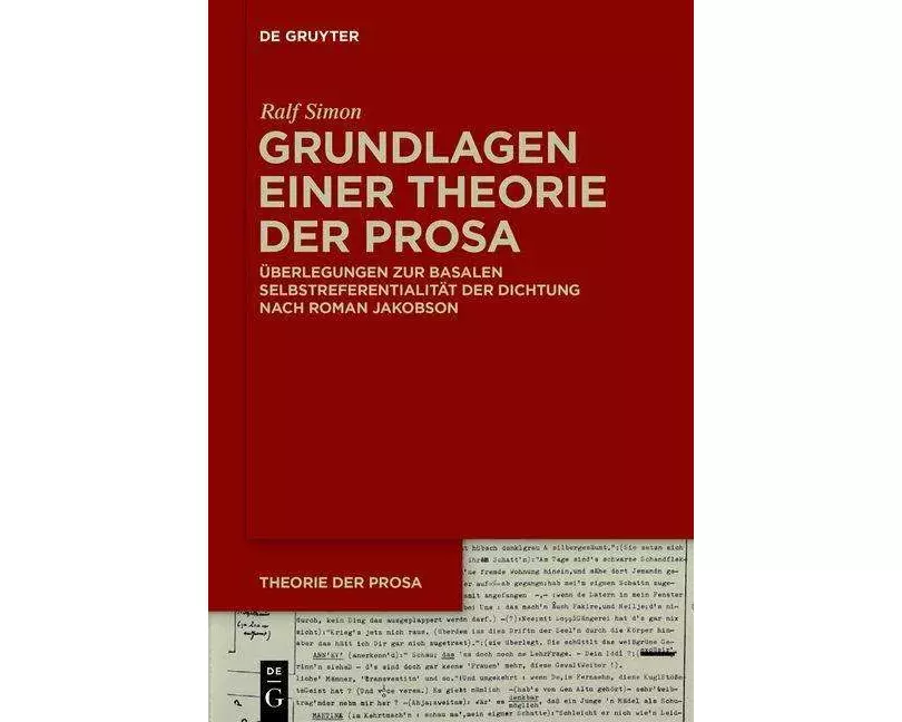 Grundlagen einer Theorie der Prosa
