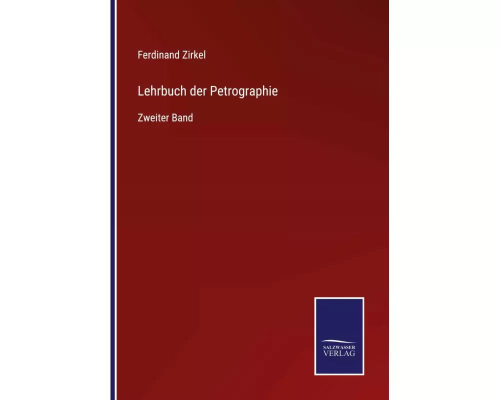 Lehrbuch der Petrographie