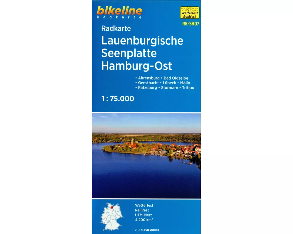 Radkarte Lauenburgische Seenplatte Hamburg Ost (RK-SH07)
