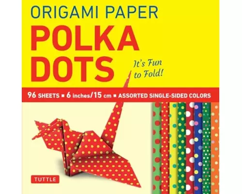 Origami Paper 96 sheets - Polka Dots 6 inch (15 cm)