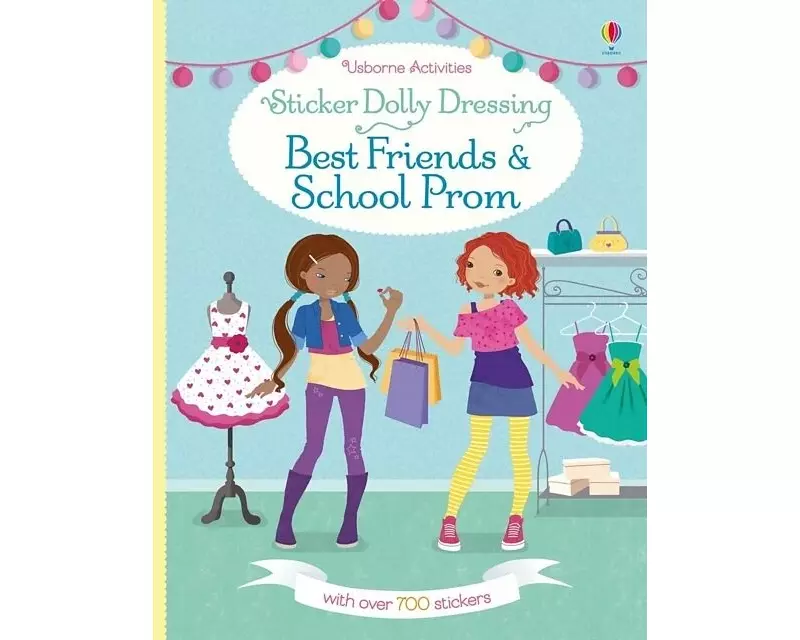 Sticker Dolly Dressing Best Friends and School Prom
