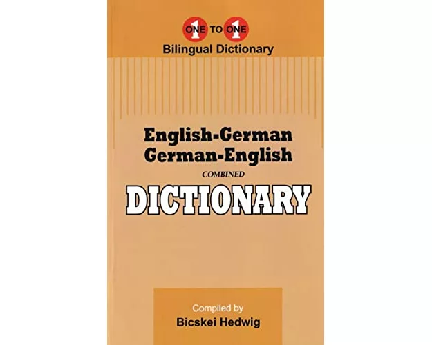 English-German & German-English One-to-One Dictionary