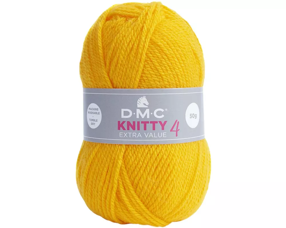 DMC Wolle Knitty 4 Mini Dunkelgelb