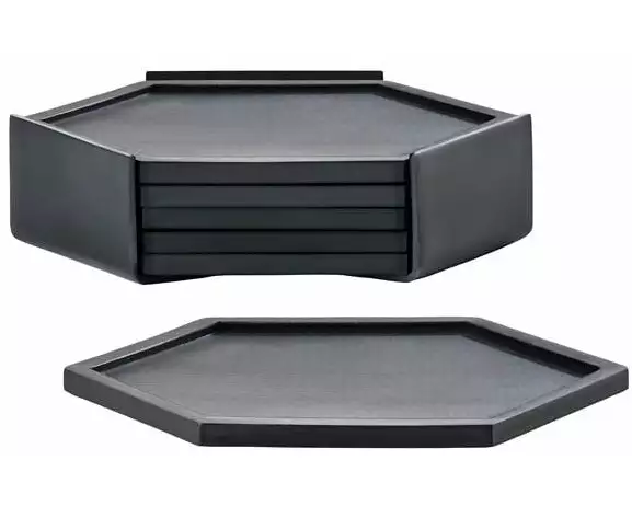 Zone Denmark Glasuntersetzer Bold 6er Set Schwarz