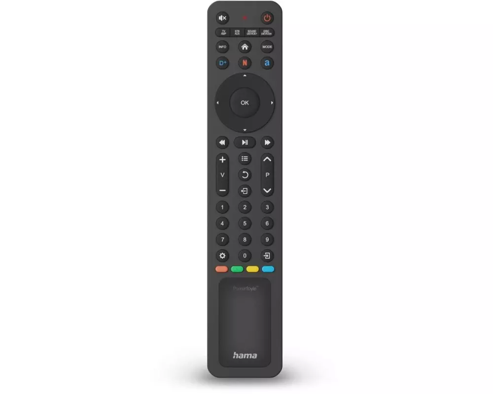 Hama Technics AG Universal-Fernbedienung IR, Solar, für 8 Geräte, lernfähig