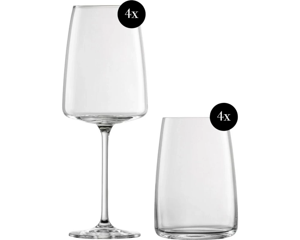 Schott Zwiesel Weingläser-Set All Senses 500 ml, 8 Stück, Transparent